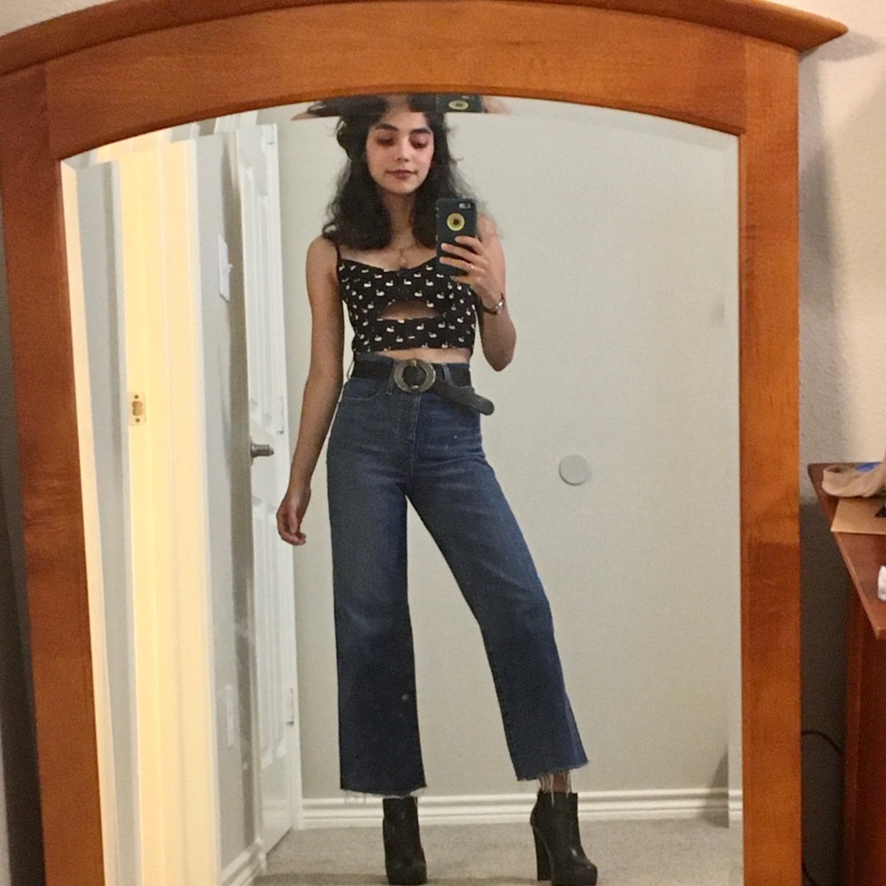 Madewell NWOT Slim Wide-Leg Jeans Crownridge Wash